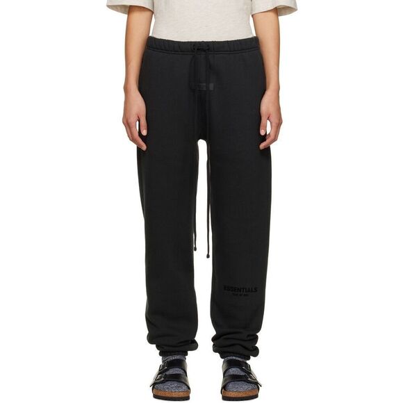 ✨Essentials Fear Of God Core Collection Black Sz Large Sweatpants✨ - Picture 1 of 12
